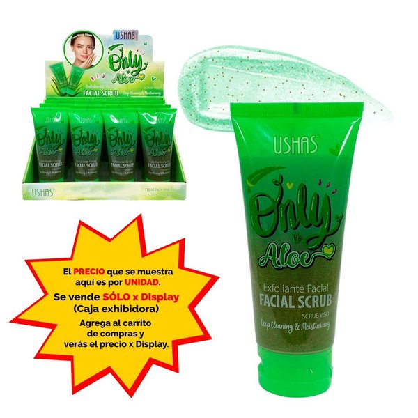 Imagen de Exfoliante facial Ushas-Aloe
