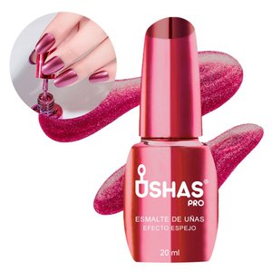 Imagen de Esmalte de uñas Ushas espejado-fucsia 01#