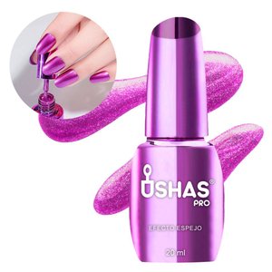 Imagen de Esmalte de uñas Ushas espejado-lila 02#