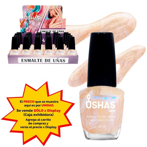 Imagen de Esmalte de uñas Ushas nacarado-blanco 021#