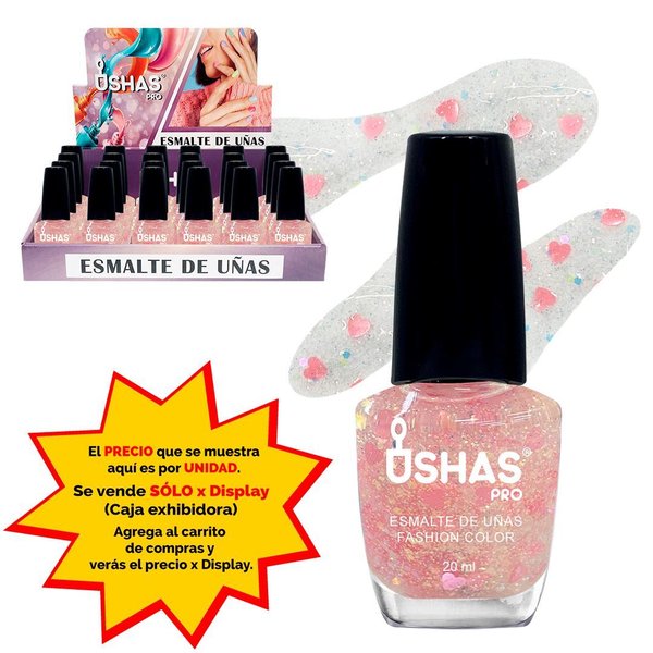 Imagen de Esmalte de uñas Ushas brillos-blanco 047#