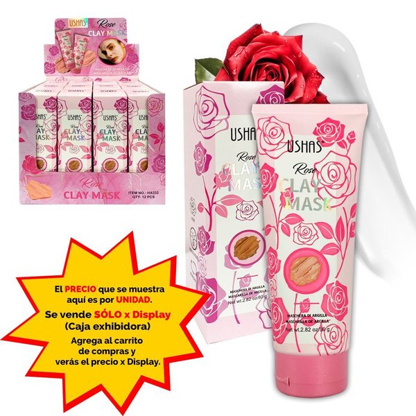 Imagen de Mascarilla Ushas de arcilla-rose-HA332