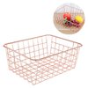 Imagen de Canasto metal rejilla para mesa- 22X16X10cm-2 colores
