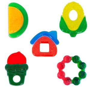 Imagen de Mordillo para bebe en gel diferentes diseños libre de bpa