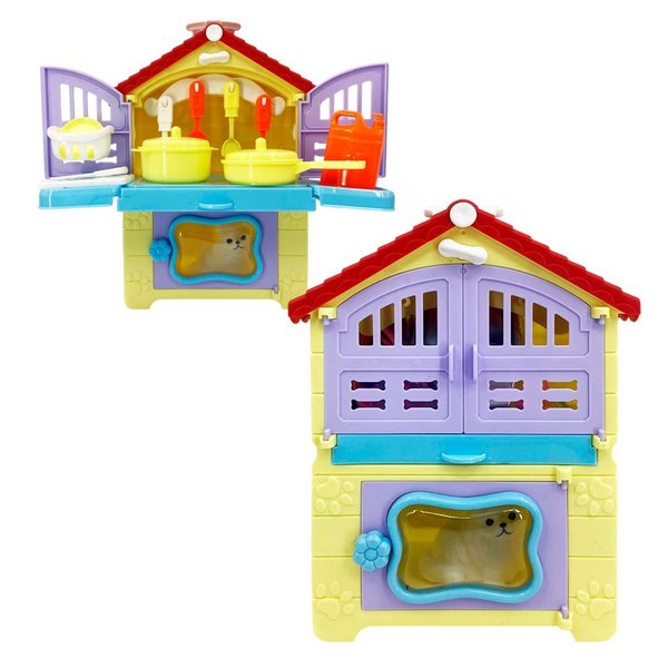Imagen de Casita de muñecas con accesorios-16x10,5cm. C/U