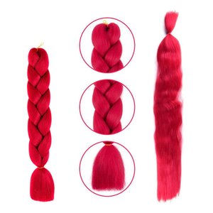 Imagen de Aplique de pelo sintetico trenzado-color A12 - 60cm