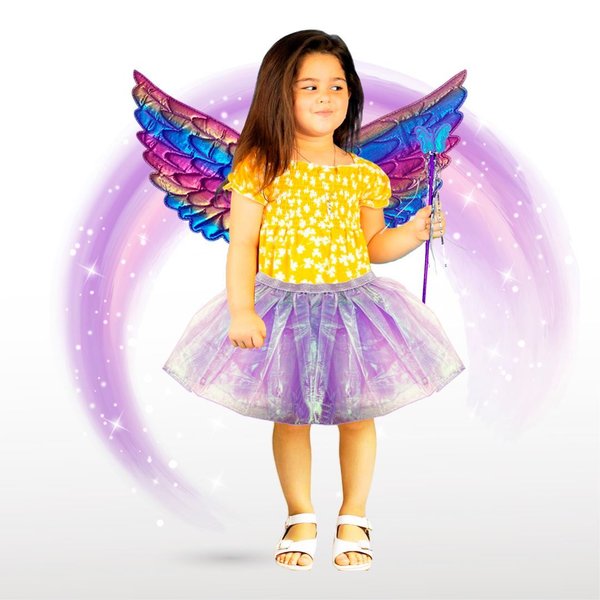 Imagen de Disfraz Infantil Alas de Angel y Pollera
