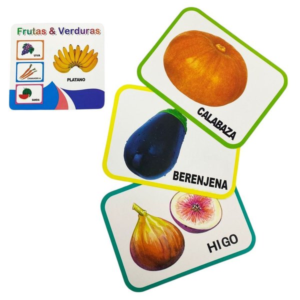 Imagen de Tarjetas de aprendizaje en español - Diseños temáticos surtidos