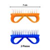 Imagen de Cepillos plasticos para uñas x 2pc-7x4x2cm.