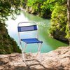 Imagen de Silla plegable Banqueta con respaldo pesca camping en metal