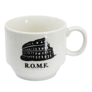 Imagen de Set de Tazas estampadas con soporte metálico