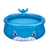 Imagen de Piscina goma  borde inflable diseño ballena 1143 litros