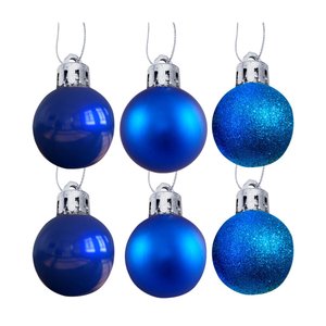 Imagen de Bola esfera de navidad 6 unidades