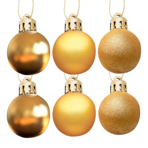 Imagen de Bola esfera de navidad 6 unidades