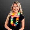 Imagen de Cotillon-collar de flores con luz - 48cm. Multicolor