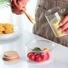 Imagen de Frasco Organizador alacena en Vidrio  con tapa bambú y cuchara