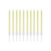 Imagen de Velas de cumpleaños finas-largas x 10pc con base blister 13c