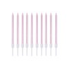 Imagen de Velas de cumpleaños finas-largas x 10pc con base blister 13c
