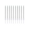 Imagen de Velas de cumpleaños finas-largas x 10pc con base blister 13c