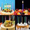 Imagen de Velitas  de cumpleaños  x 6 unid Largas con base