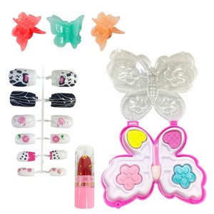Imagen de Set de belleza C/U infantil con uñas en blister 16X19cm.