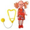 Imagen de Muñeca en bolsa con pelo y vestido-28x12cm.