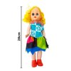 Imagen de Muñeca con pelo-ropa en bolsa-26x11cm.