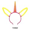 Imagen de Vincha luminosa de cotillón Diseño Unicornio