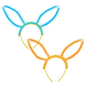 Imagen de Vincha luminosa de cotillón - Diseño Conejito