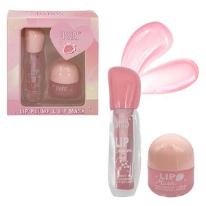 Imagen de Labial Ushas maximizador+mascarilla labial acido hialuronico