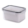 Imagen de Contenedor para alimentos con tapa y canasto de drenaje