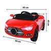 Imagen de Auto a batería tipo convertible con luz y sonido