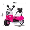 Imagen de Moto batería recargable  orejas 3 ruedas luz sonido