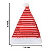 Imagen de Gorro papá Noel rayas plateadas