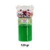 Imagen de Tubo C/U gelatinoso cabeza de oso- 14x5cm.- 6 colores
