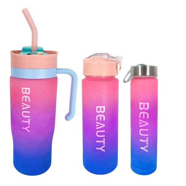 Imagen de Botella Caramañolas Set x 3 piezas - Colores Surtidos