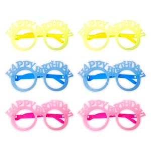 Imagen de Lentes cotillón happy birthday x6 unidades