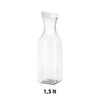 Imagen de Botella cuadrada transparente con tapa dispensadora 1,5lts