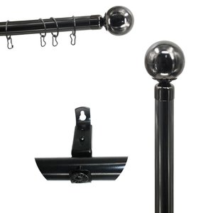 Imagen de Barrote para cortina Con puntero 1,5-3 mts Incluye 24 argollas