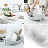 Imagen de Escurridor de platos y cubiertos plástico con desague