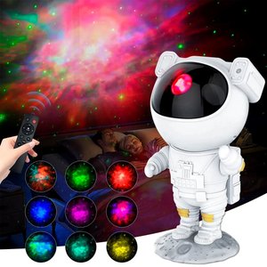 Imagen de Lámpara proyector Astronauta LED USB Con Control remoto