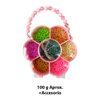 Imagen de Cuentas para aplicar o armar pulseras/collares -11,5x10cm. T