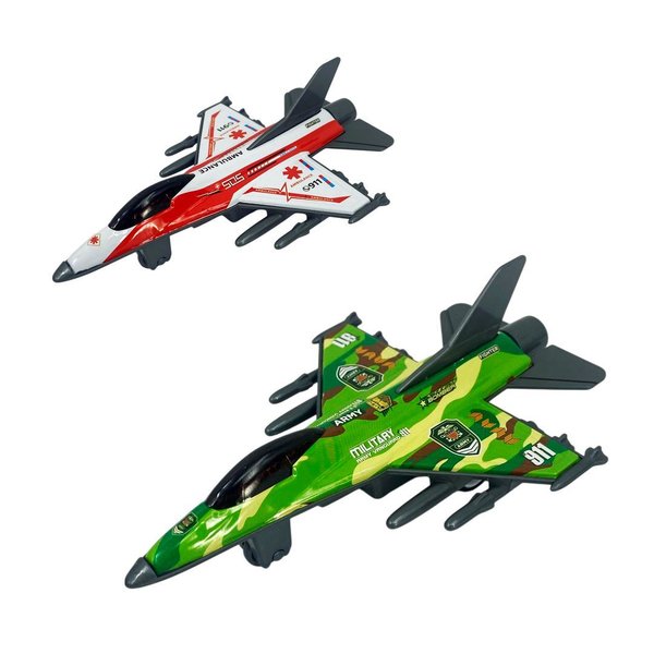 Imagen de Avion metal colección C/U-13x9cm-  COLORES SURTIDOS