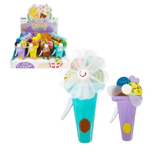 Imagen de Mini Venitilador Diseño Helado - Juguete didáctico - Colores surtidos