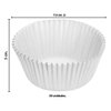 Imagen de Moldes de papel  para cupcake blancos 50 unidades