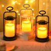 Imagen de Vela plastica a pila con candelabro tubo 14x7,5cm.