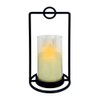 Imagen de Vela plastica a pila con candelabro 16x8cm.