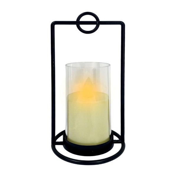 Imagen de Vela plastica a pila con candelabro 16x8cm.