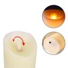 Imagen de Vela plastica a pila con candelabro 16x8cm.