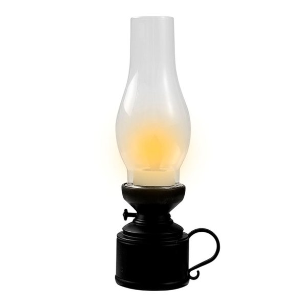 Imagen de Vela a pila tipo farol con tubo 24x6,5cm.